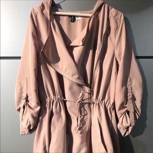 Lightweight Parka Jacket in Pink